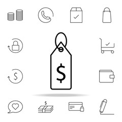 Poster - discount dollar icon. e-commerce icons universal set for web and mobile