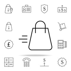 Poster - delivery of goods icon. e-commerce icons universal set for web and mobile