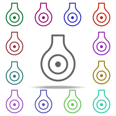 Poster - figs icon. Elements of autumn in multi color style icons. Simple icon for websites, web design, mobile app, info graphics