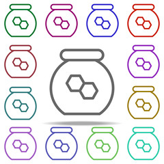 Poster - honey honey bank icon. Elements of autumn in multi color style icons. Simple icon for websites, web design, mobile app, info graphics