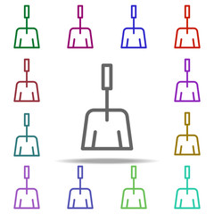 Poster - tassel icon. Elements of autumn in multi color style icons. Simple icon for websites, web design, mobile app, info graphics