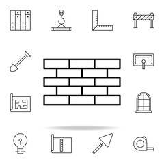 Poster - wall icon. architecture icons universal set for web and mobile