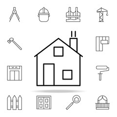Poster - house icon. architecture icons universal set for web and mobile