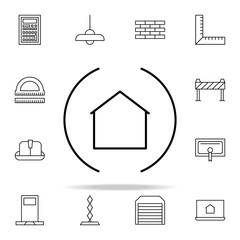 Poster - house icon. architecture icons universal set for web and mobile