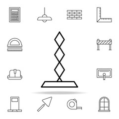 Poster - dancrat icon. architecture icons universal set for web and mobile