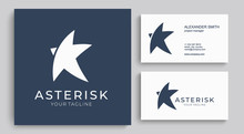 Star Logo Vector. Universal Abstract Logo With A Star Symbol For Any Business. Star Sign - A Leader, Success And Power.