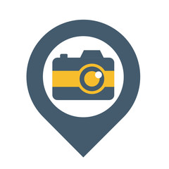 Poster - map marker icon, vector pin location, gps icon, parking car, place holder