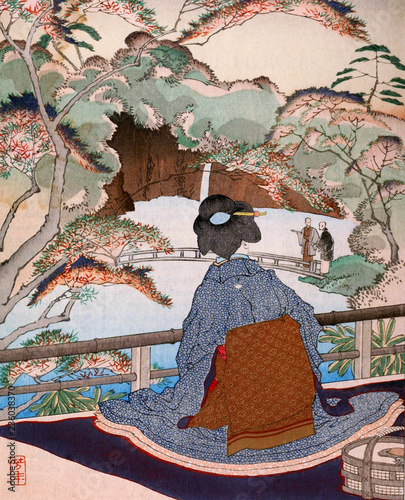 Dekoracja na wymiar  kultura-japonska-na-ilustracjach
