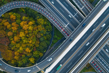 Poster - 高速道路　空撮