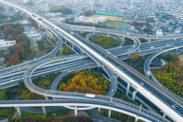 Poster - 高速道路　空撮