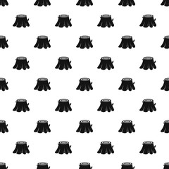 Poster - Tree stump pattern seamless vector repeat geometric for any web design