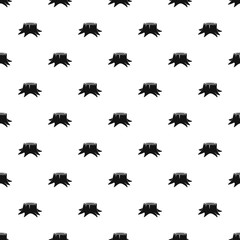 Poster - young tree stump pattern seamless vector repeat geometric for any web design