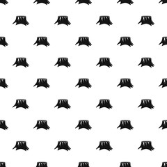 Poster - Old stump pattern seamless vector repeat geometric for any web design