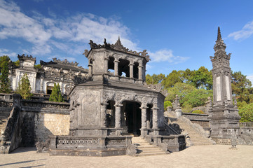 Wall Mural - Vietnam, Hue, Tomb of Emperor Khai Dinh in Hue, Vietnam.