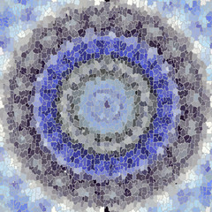 Aufkleber - Seamless grunge abstract square pattern. Paint grunge cracks.