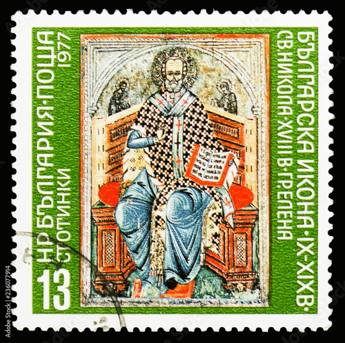 Fotografía Saint Nicholas (18th Century), Elena, 1000 Years Bulgarian Icons (IX-XIX cent