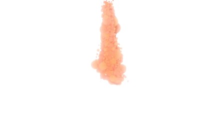 Poster - Neon particles on a white background.Atmospheric particle billow dust elements.