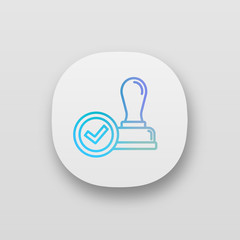 Sticker - Stamp approved app icon