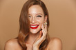 © Drobot Dean - Close up of a beautiful young woman wearing makeup