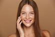 © Drobot Dean - Beauty portrait of a smiling young topless woman