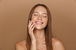 © Drobot Dean - Beauty portrait of a smiling young topless woman