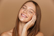 © Drobot Dean - Beauty portrait of a smiling young topless woman