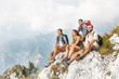 © Westend61 - Italy, Massa, group of people hiking and looking at the view in the Alpi Apuane
