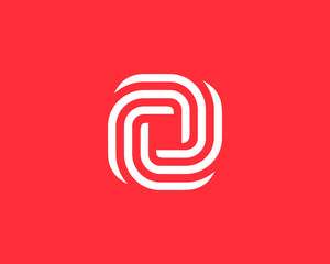 Poster - abstract business logo icon design with letter o