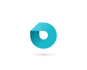 Poster - letter o number 0 logo icon design template elements