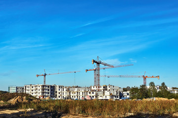 Poster - Construction of a residential building in Poznan..