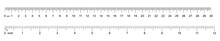 Ruler 30 Cm, 12 Inch. Set Of Ruler 30 Cm 12 Inch. Measuring Tool. Ruler Scale. Grid Cm, Inch. Size Indicator Units. Metric Centimeter, Inch Size Indicators. Vector