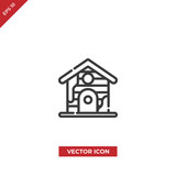 Fototapeta Big Ben - House vector icon