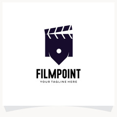 Sticker - Film Point Logo Design Template