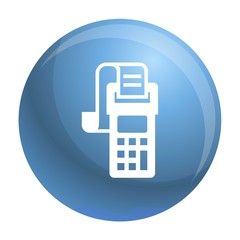 Poster - Payment terminal icon. Simple illustration of payment terminal vector icon for web design isolated on white background