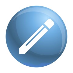 Poster - Pencil icon. Simple illustration of pencil vector icon for web design isolated on white background