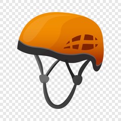 Poster - Climbing helmet icon. Cartoon of climbing helmet vector icon for web design  