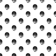 Poster - Mountain climb helmet pattern seamless vector repeat for any web design
