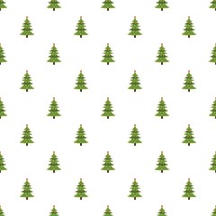 Poster - Xmas fir tree pattern seamless vector repeat for any web design