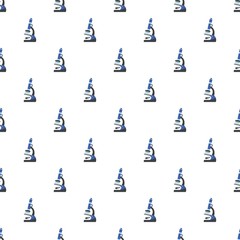 Poster - Microscope pattern seamless vector repeat for any web design