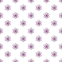Poster - Atom pattern seamless vector repeat for any web design
