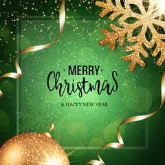 Wall Mural - Vector Christmas card