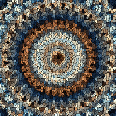 Aufkleber - Seamless grunge abstract square pattern. Paint grunge cracks.