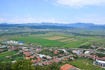  View of the city in Transylvania Romania