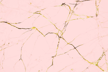 Poster - Close up of pink marble texture backgroun