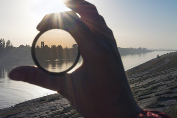 Canvas Print - polarizing filter for the camera