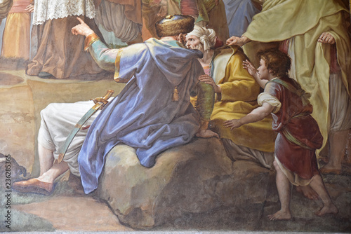 Fotografie, Obraz Fresque de la cathédrale de Tolède, Espagne