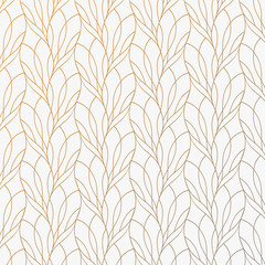 flower petal or leaves geometric pattern vector background. repeating tile texture of this line on o