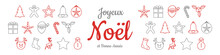 Joyeux Noel - Translated From French As Merry Christmas. Vector