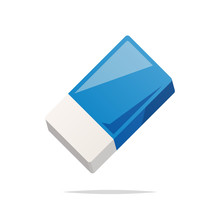 Eraser Vector Isolated