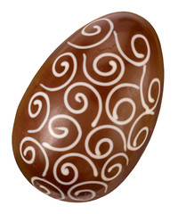 Sticker - DECORATED CHOCOLATE EASTER EGG,CUT OUT